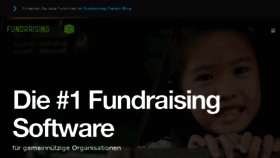 What Fundraisingbox.com website looked like in 2016 (8 years ago)