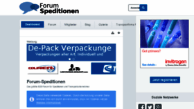 What Forum-speditionen.de website looked like in 2016 (8 years ago)