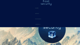 What Frostsecurity.com website looked like in 2016 (8 years ago)