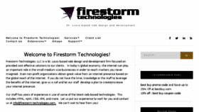 What Firestorm-technologies.com website looked like in 2016 (8 years ago)