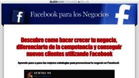 What Fbparalosnegocios.com website looked like in 2016 (8 years ago)