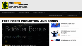 What Freeforexpromo.com website looked like in 2016 (8 years ago)