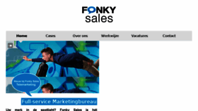 What Fonkysales.nl website looked like in 2016 (8 years ago)