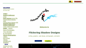 What Flickeringshadow.com website looked like in 2016 (8 years ago)
