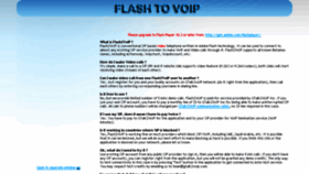 What Flash2voip.com website looked like in 2016 (8 years ago)