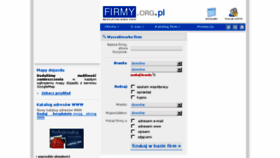 What Firmy.org.pl website looked like in 2016 (8 years ago)