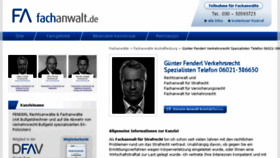 What Fachanwalt-frankfurt.com website looked like in 2016 (8 years ago)