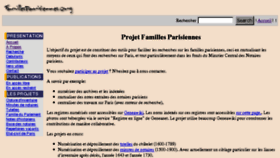 What Famillesparisiennes.org website looked like in 2016 (8 years ago)