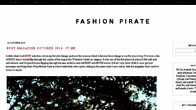 What Fashionpirate.net website looked like in 2016 (8 years ago)