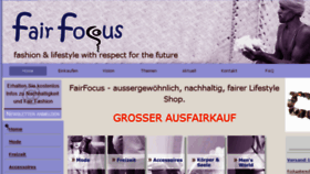 What Fairfocus.ch website looked like in 2016 (8 years ago)