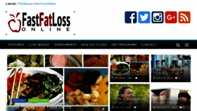 What Fastfatlossonline.com website looked like in 2016 (8 years ago)