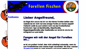 What Forellen-fischen.com website looked like in 2016 (8 years ago)