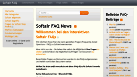 What Faq.softairwelt.de website looked like in 2016 (8 years ago)