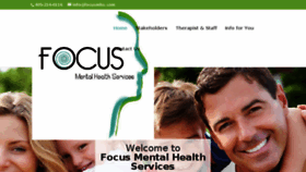 What Focusmhs.com website looked like in 2016 (8 years ago)