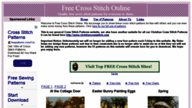 What Freecrossstitchonline.com website looked like in 2016 (8 years ago)