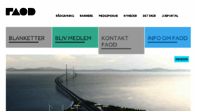 What Faod.dk website looked like in 2016 (8 years ago)
