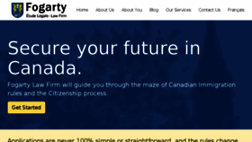 What Fogartylaw.ca website looked like in 2016 (8 years ago)
