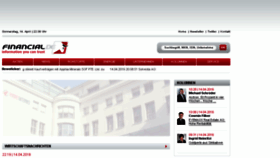 What Financial.de website looked like in 2016 (10 years ago)