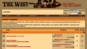 What Forum.the-west.org website looked like in 2016 (8 years ago)