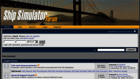 What Forum.shipsim.com website looked like in 2016 (8 years ago)