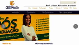 What Faculdadeguarapuava.edu.br website looked like in 2016 (8 years ago)