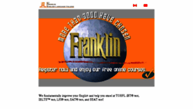 What Franklinedu.org website looked like in 2016 (8 years ago)