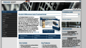 What Freehost-script.de website looked like in 2016 (8 years ago)