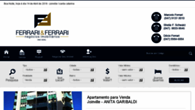 What Ferrariferrari.com.br website looked like in 2016 (8 years ago)