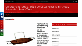 What Freshtrend.com website looked like in 2016 (8 years ago)