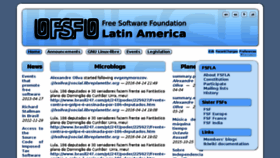 What Fsfla.org website looked like in 2016 (8 years ago)