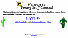 What Funny-stuff-central.com website looked like in 2016 (8 years ago)