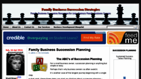 What Familybusinessstrategies.com website looked like in 2016 (8 years ago)