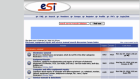 What Forum.eserviceinfo.com website looked like in 2016 (8 years ago)