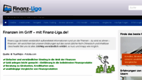 What Finanz-liga.de website looked like in 2016 (8 years ago)
