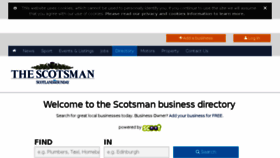 What Findit.scotsman.com website looked like in 2016 (8 years ago)