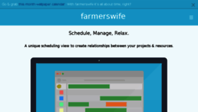 What Farmerswife.com website looked like in 2016 (8 years ago)