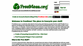 What Freemesa.org website looked like in 2016 (8 years ago)
