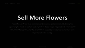 What Flowermanager.com website looked like in 2016 (8 years ago)