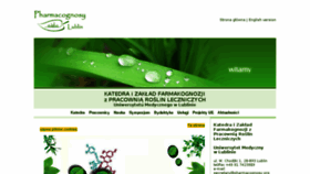 What Farmakognozja.pl website looked like in 2016 (8 years ago)