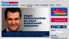 What Fdp-nrw.de website looked like in 2016 (8 years ago)