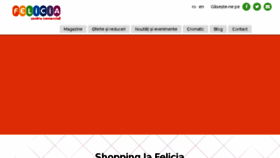 What Felicia-iasi.ro website looked like in 2016 (8 years ago)