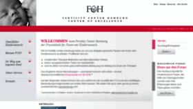 What Fertility-center-hh.de website looked like in 2016 (8 years ago)