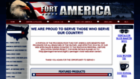 What Fortamerica.com website looked like in 2016 (8 years ago)