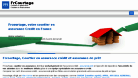 What Frcourtage.fr website looked like in 2016 (8 years ago)