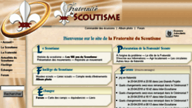 What Fraternite.net website looked like in 2016 (8 years ago)