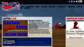 What Freedom929.com website looked like in 2016 (8 years ago)