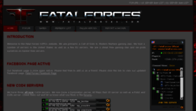 What Fatalforces.com website looked like in 2016 (8 years ago)