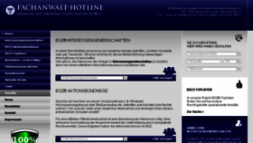 What Fachanwalt-hotline.de website looked like in 2016 (8 years ago)