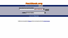 What Factbook.org website looked like in 2016 (8 years ago)