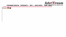 What Fahrtraum.at website looked like in 2016 (8 years ago)